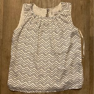 Women's Kasper patterned tank top blouse size small